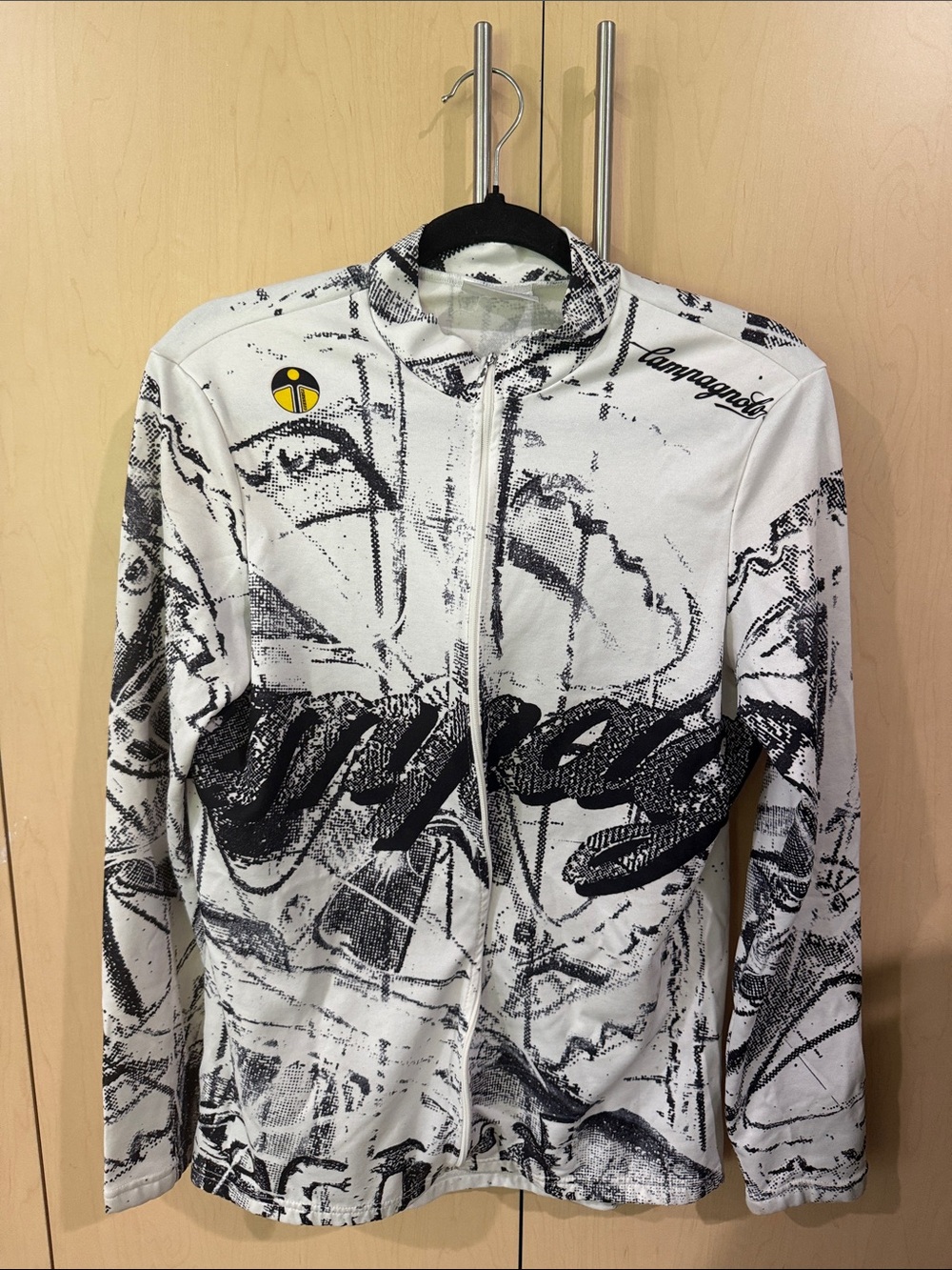 Graphic Lightweight Men’s Jacket – White/Black